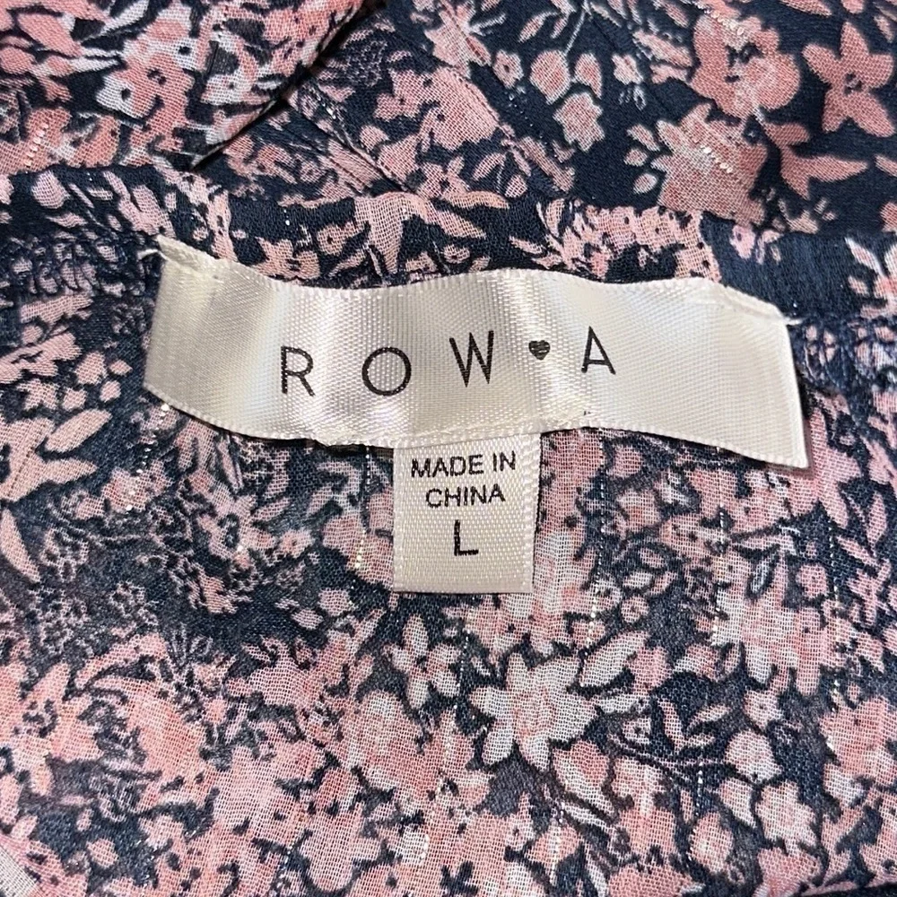 ROW A Tiered V-Neck Dress